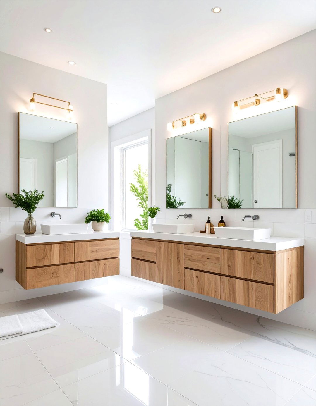Windowless Bathroom Bright White Sanctuary Design - 20 Windowless Bathroom Ideas