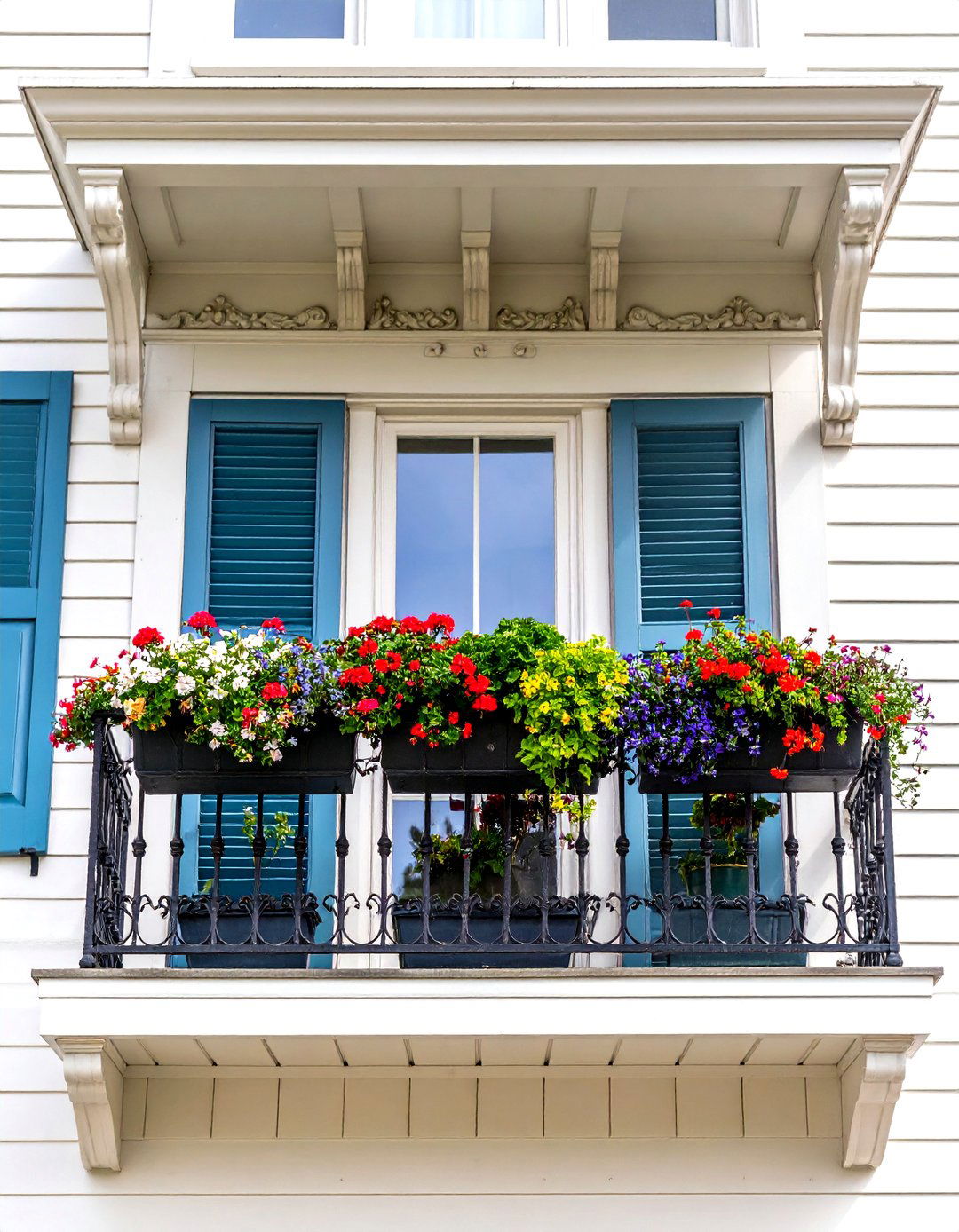 Windowsill Boxes and Balustrade Boxes - 20 Victorian Front Garden Ideas