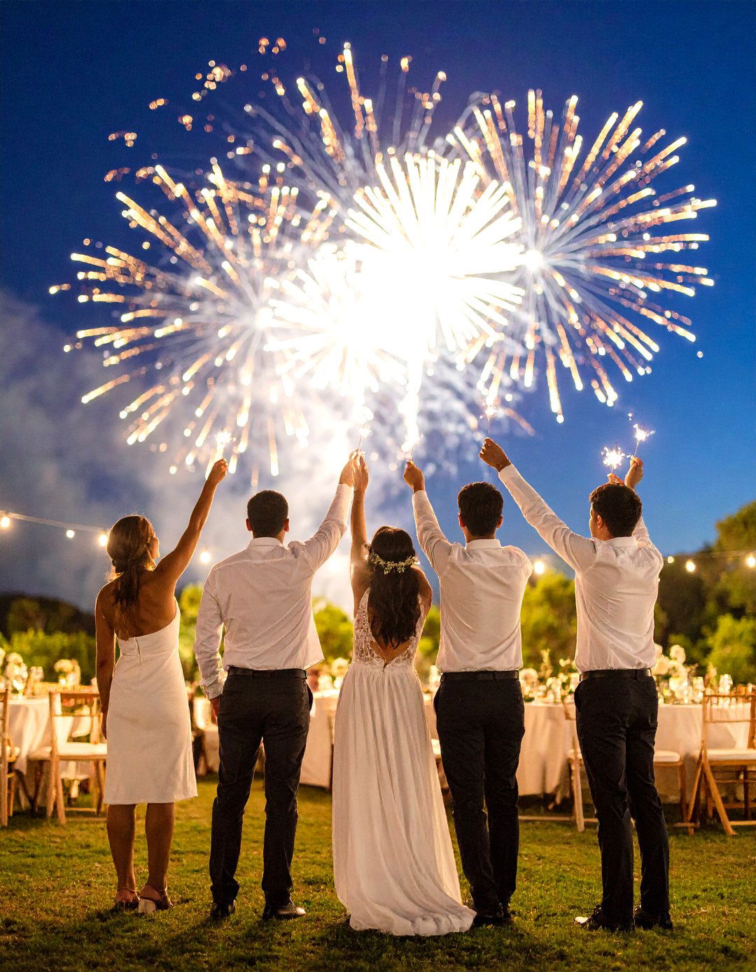 Winter Wedding Fireworks and Sparkler Send Off - 20 Winter Wedding Ideas