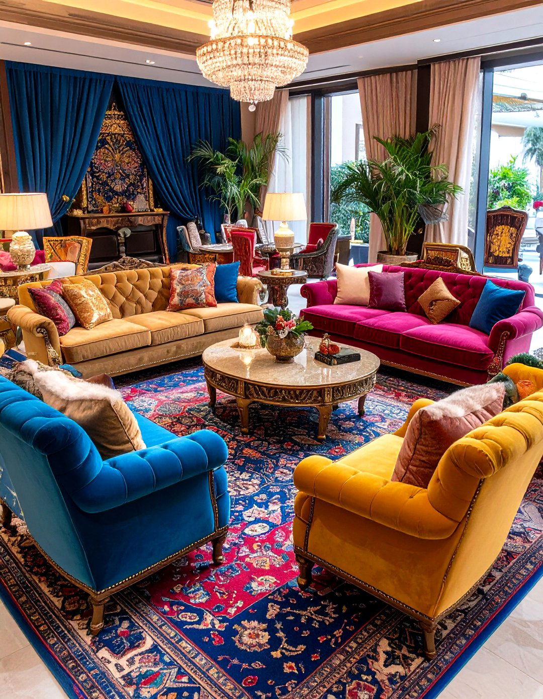 Winter Wedding Velvet Lounge Furniture Corners