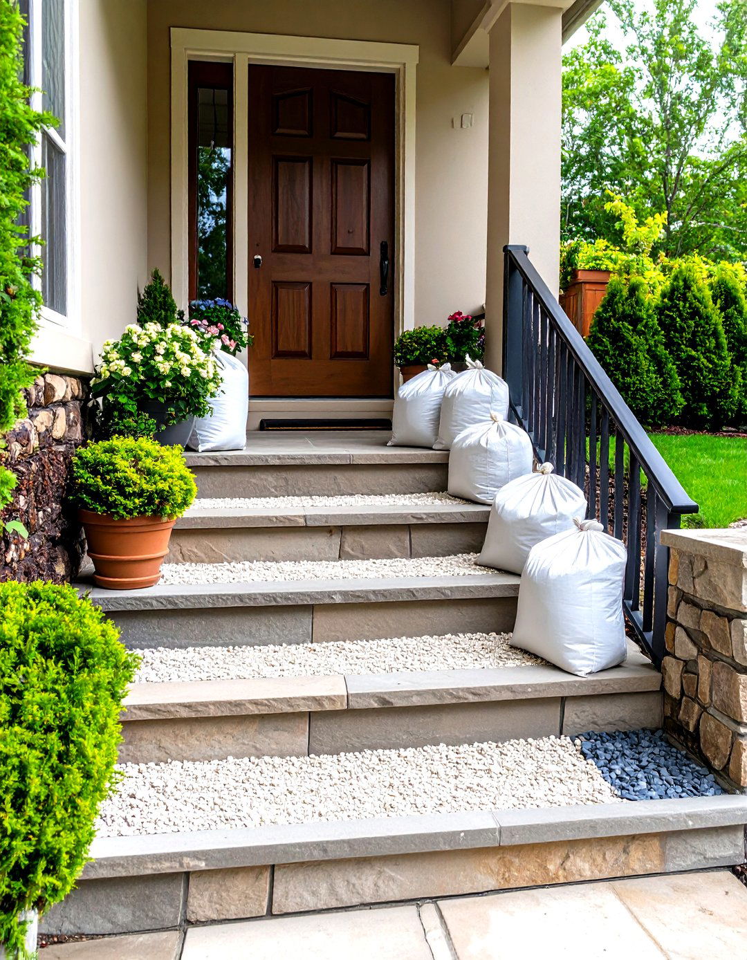 Winterizing Flagstone Steps Against Freeze Thaw Cycles - 20 Flagstone Steps