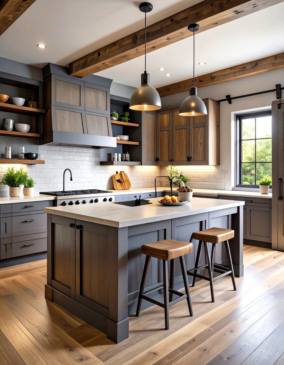 Wire Brushed Textured Maple Cabinets - 20 Maple Kitchen Cabinets Ideas