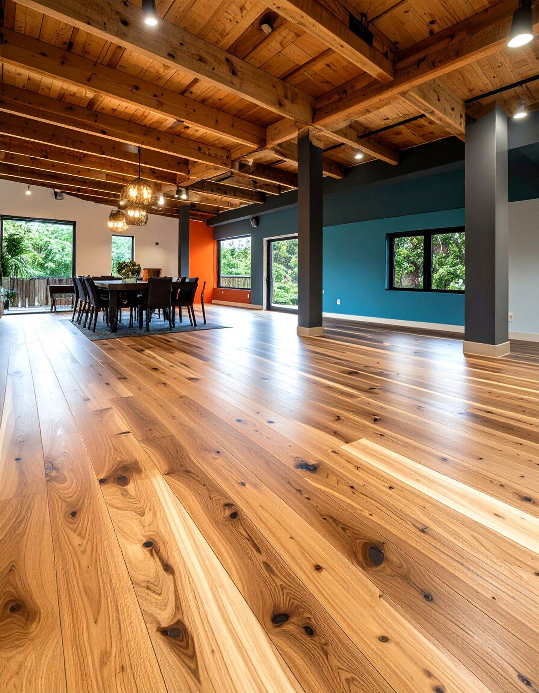 Wood Look Epoxy Floor Coating - 20 Epoxy Floor Designs