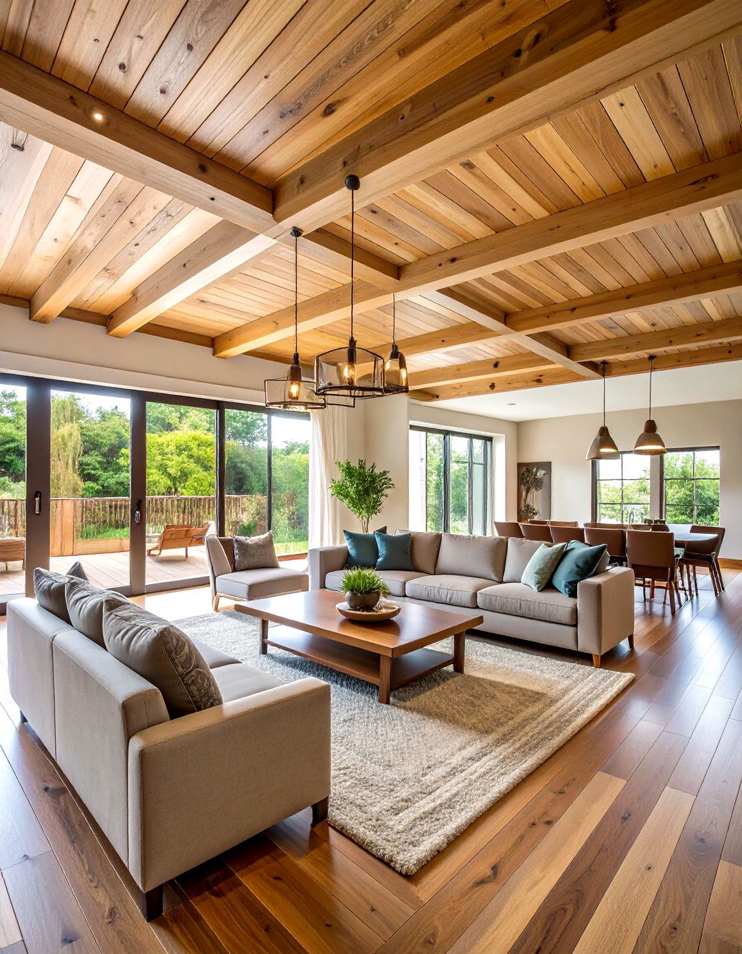 Wood Plank Ceiling Trim - 20 Ceiling Trim Ideas