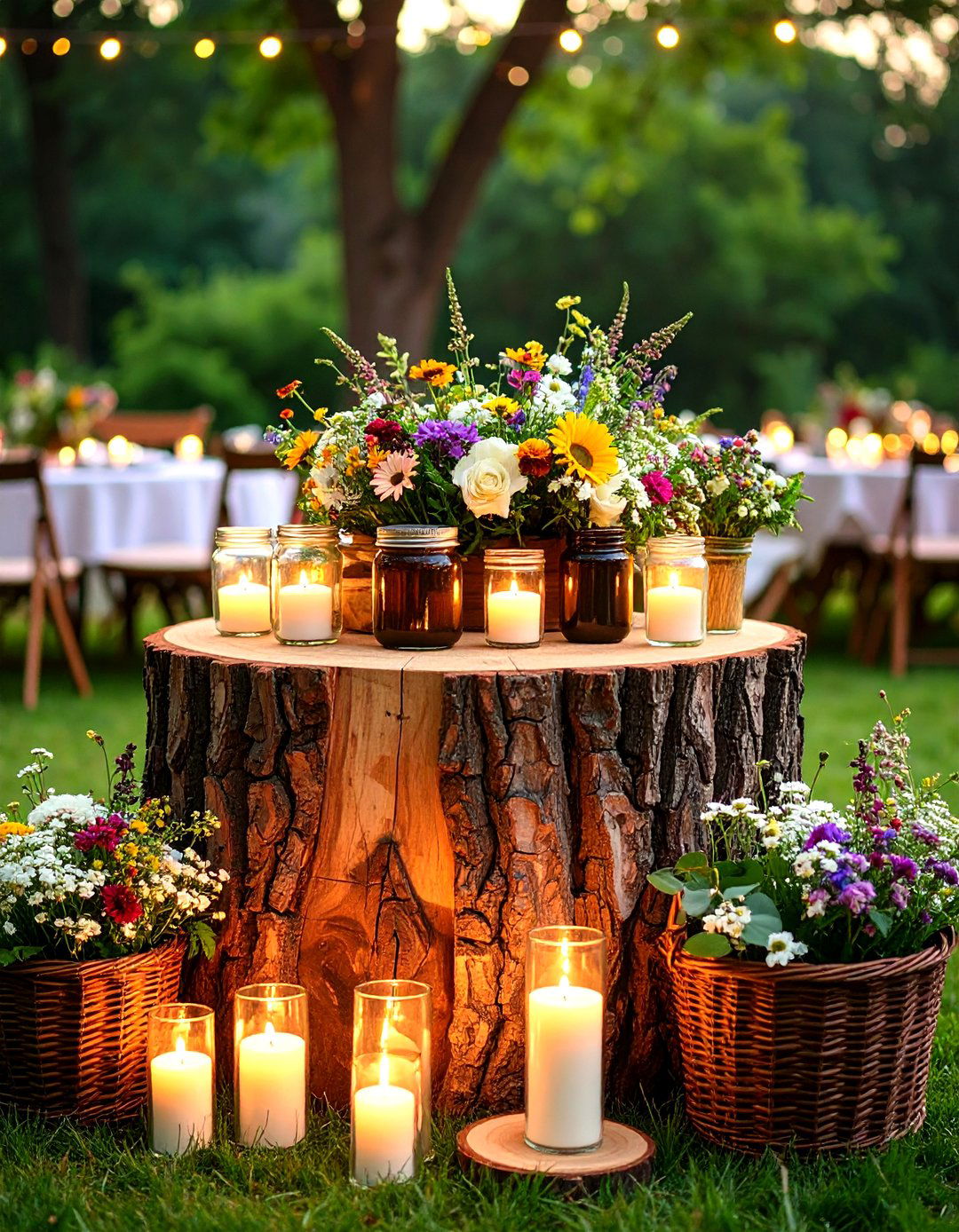 Wooden Elements for Fall Wedding Decor - 20 Fall Wedding Décor Ideas