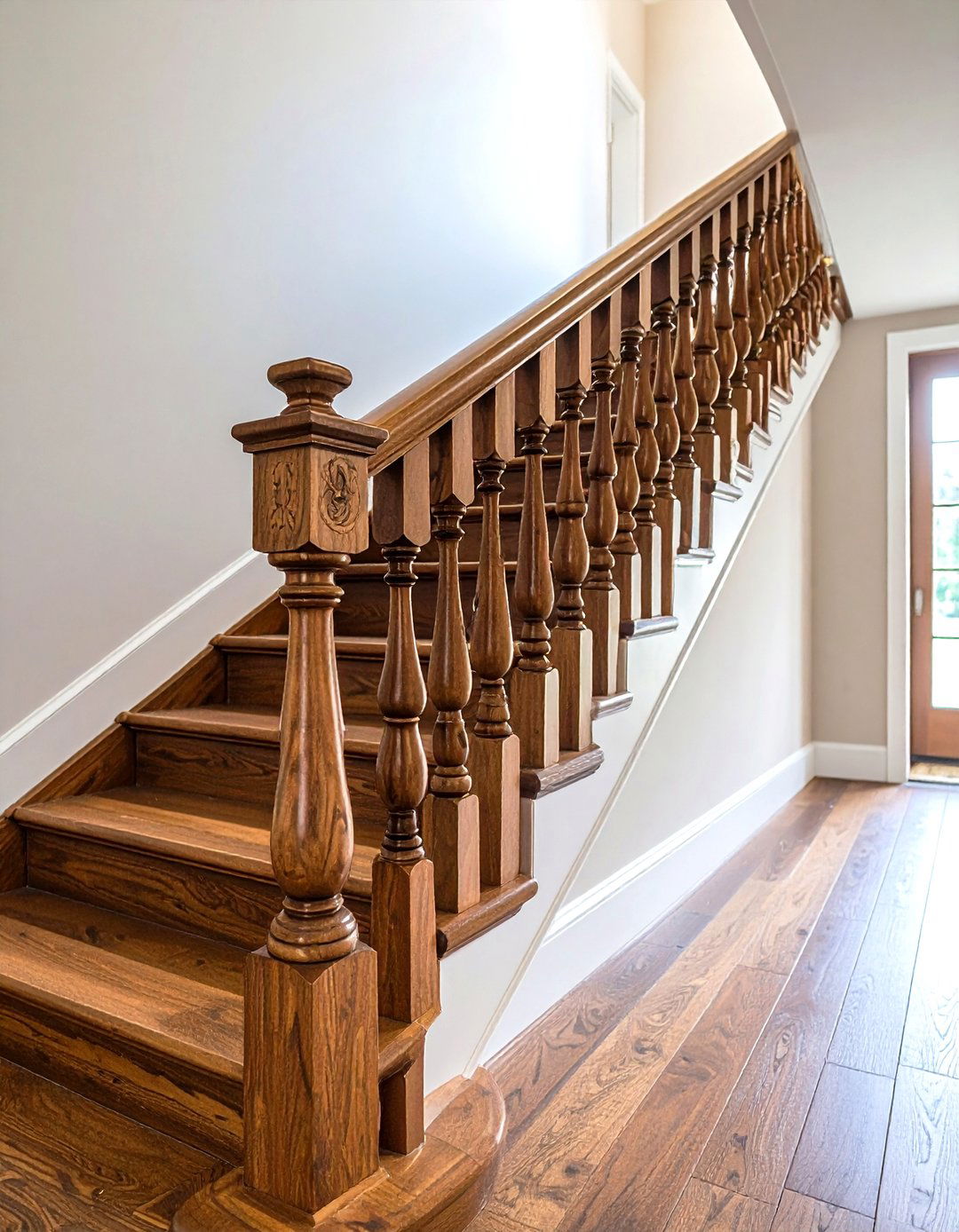 Wooden Staircase Railings and Balusters - 20 Wooden Interior Design Ideas