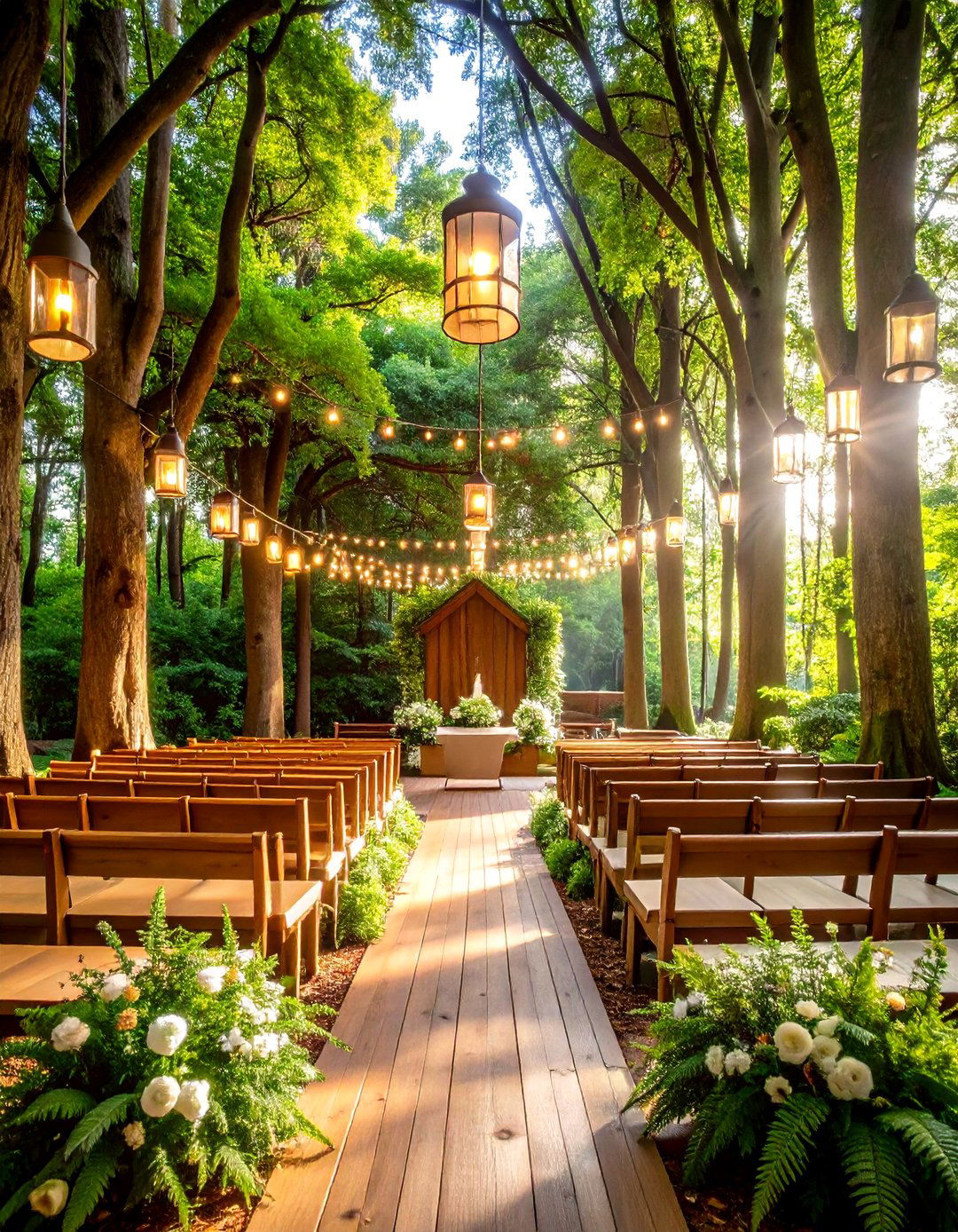 Woodland Clearing Wedding Ceremony - 20 Wedding Ceremony Ideas