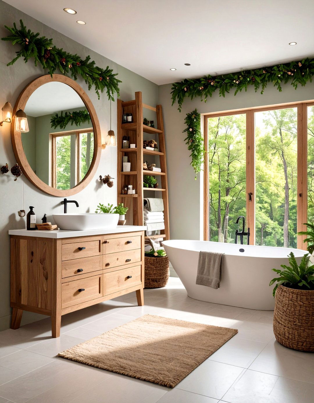 Woodland Forest Kids Bathroom Adventure - 20 Kids Bathroom Ideas