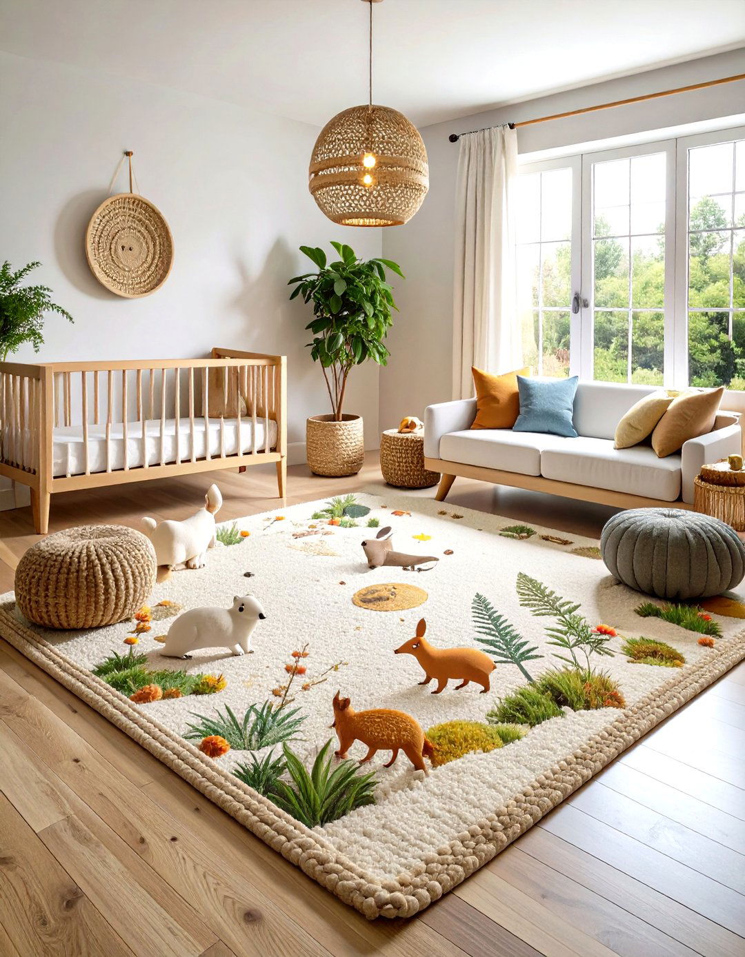 Woodland Nursery Area Rugs for Comfort and Style - 20 Woodland Nursery Ideas