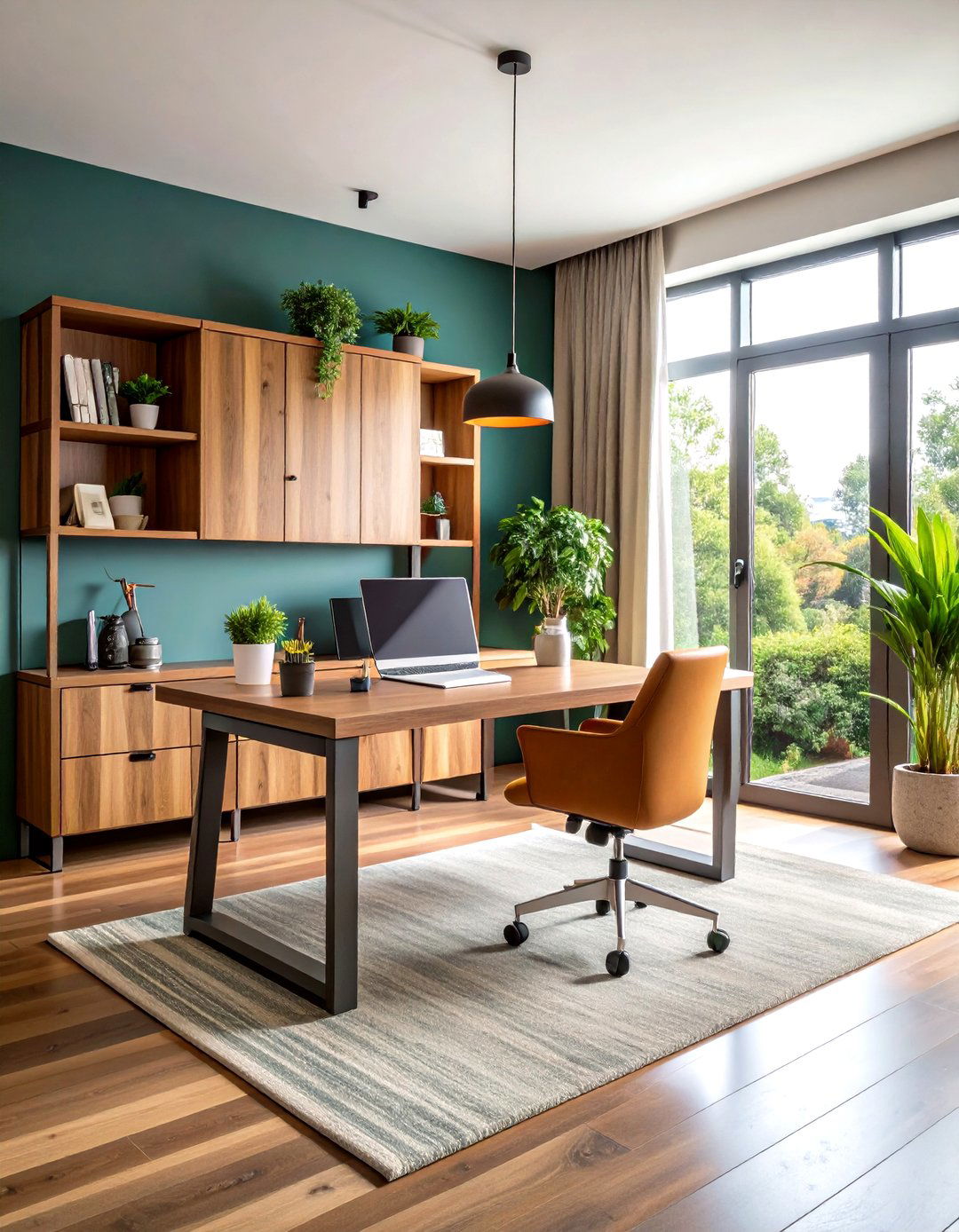 Work From Home Perch - 20 Half Wall Ideas