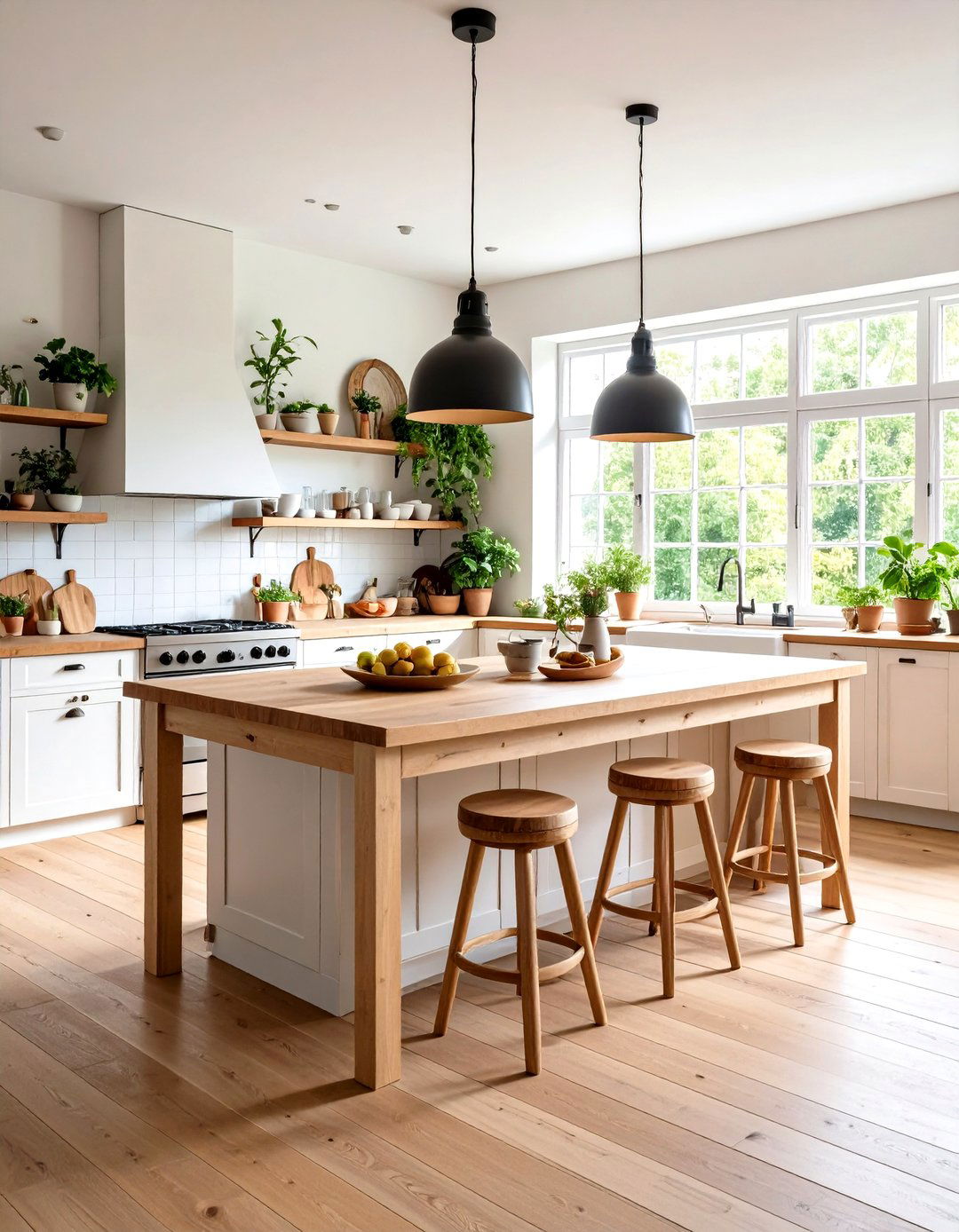 Work Table Island Kitchen Design - 20 Kitchen Design Ideas