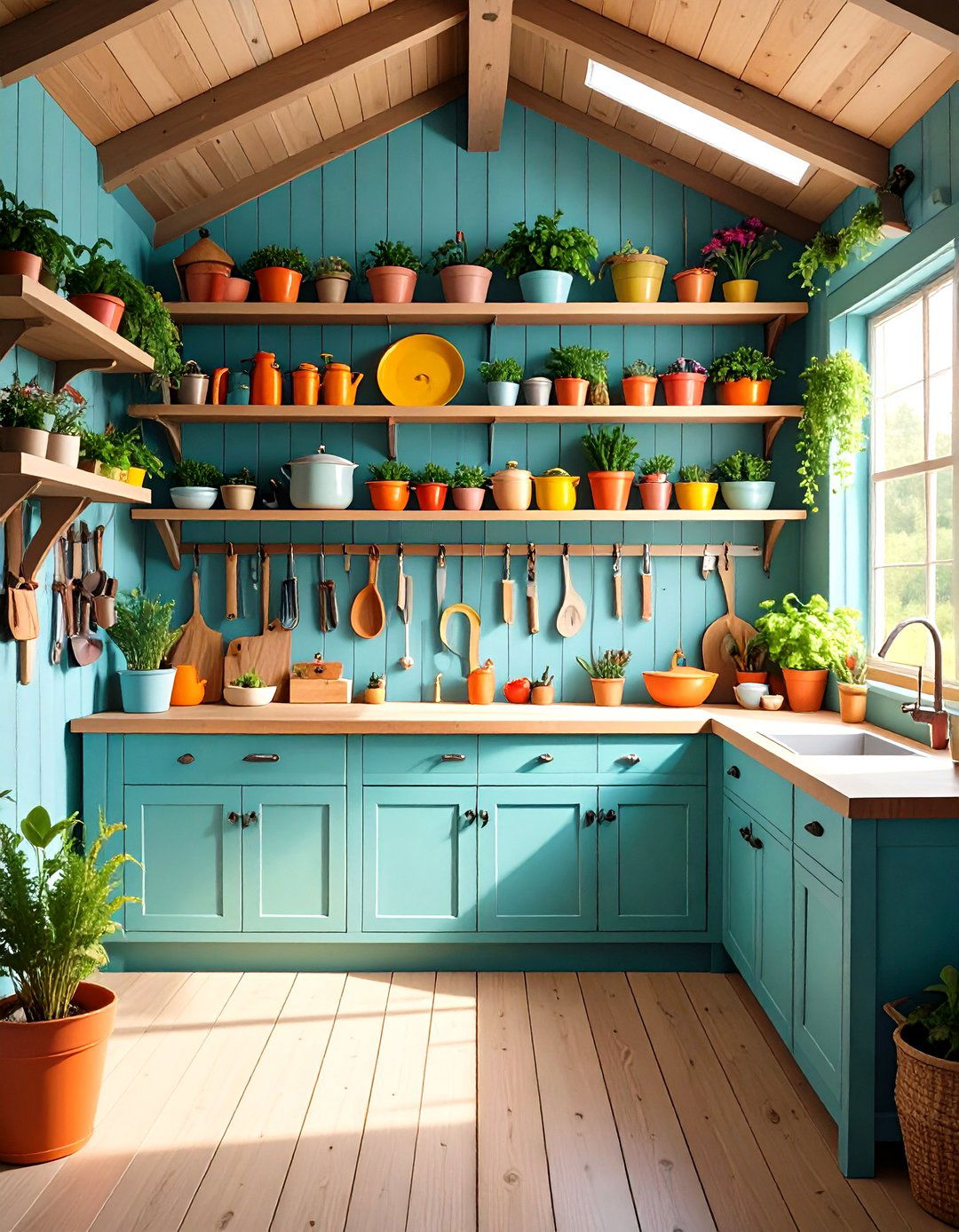 Worktop Shelves - 20 Shed Shelving Ideas
