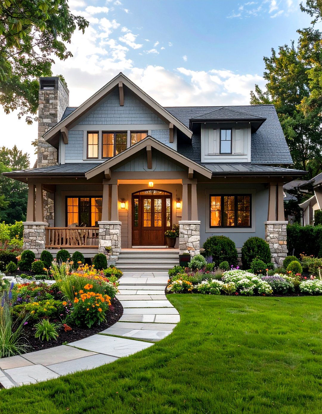 Worldly Gray Greige Paint Softens Prairie Style Homes - 20 Greige Paint Colors for Exteriors