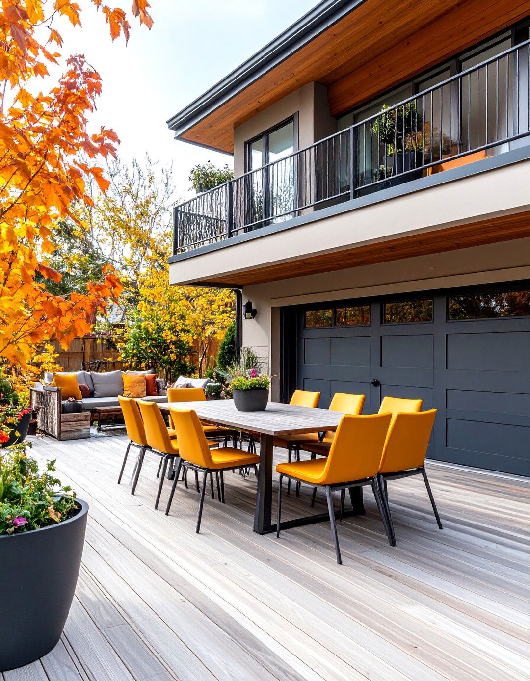 Wraparound Balcony Over Garage for Maximum Space - 20 Balcony Over Garage Ideas