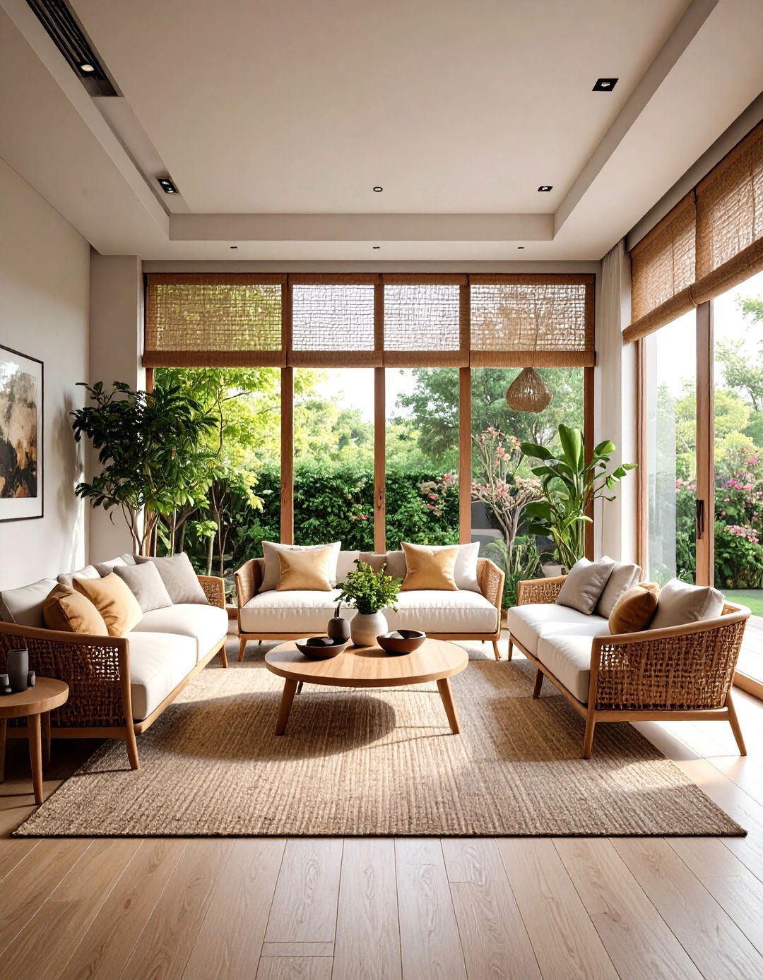 Wraparound Panoramic Windows Celebrate the View - 20 Farmhouse Sunroom Ideas