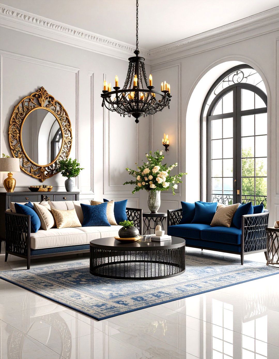 Wrought Iron Mediterranean Interior Design - 20 Mediterranean Interior Design Ideas