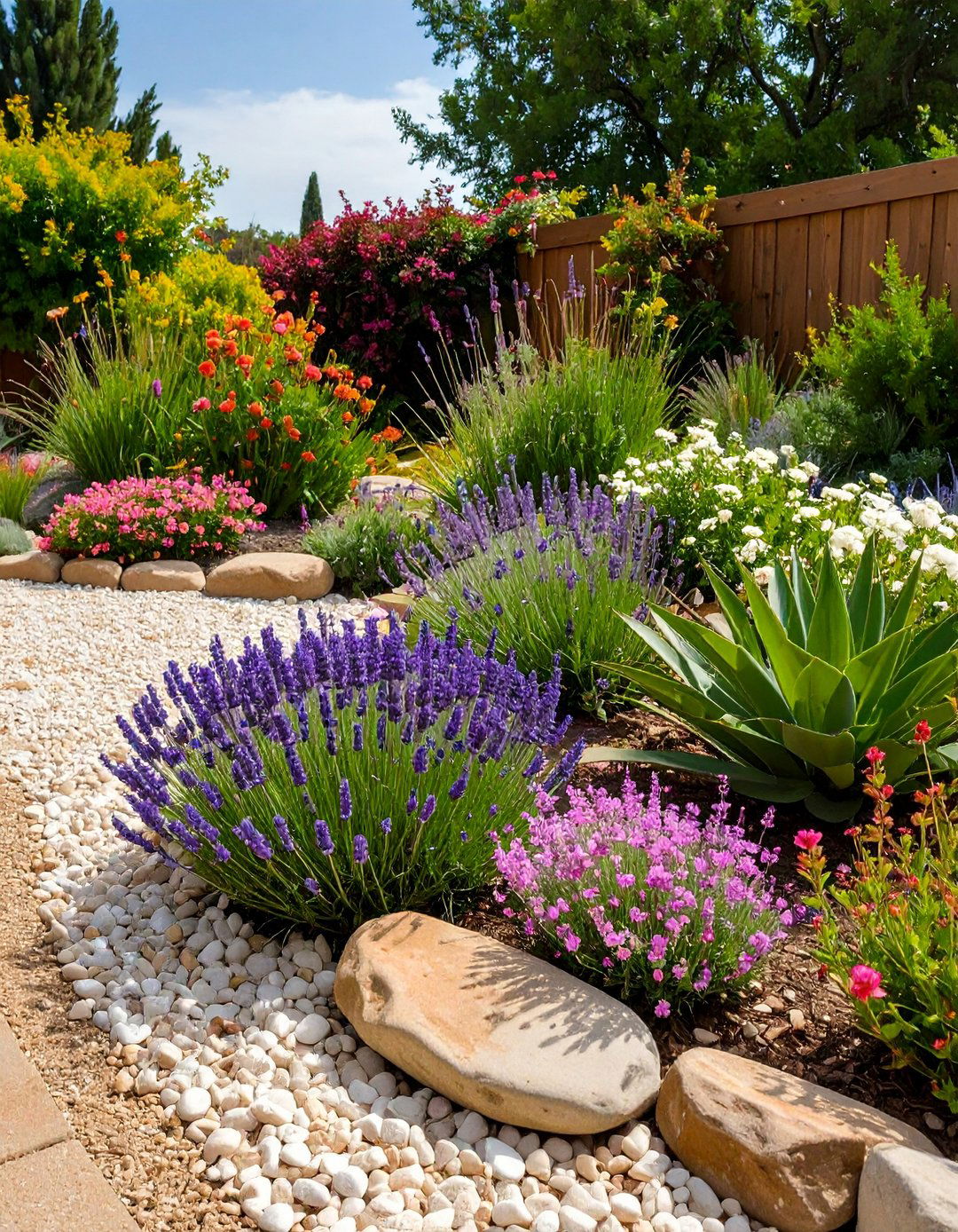 Xeriscape Native Flower Bed for Drought Defense - 20 Flower Bed Ideas