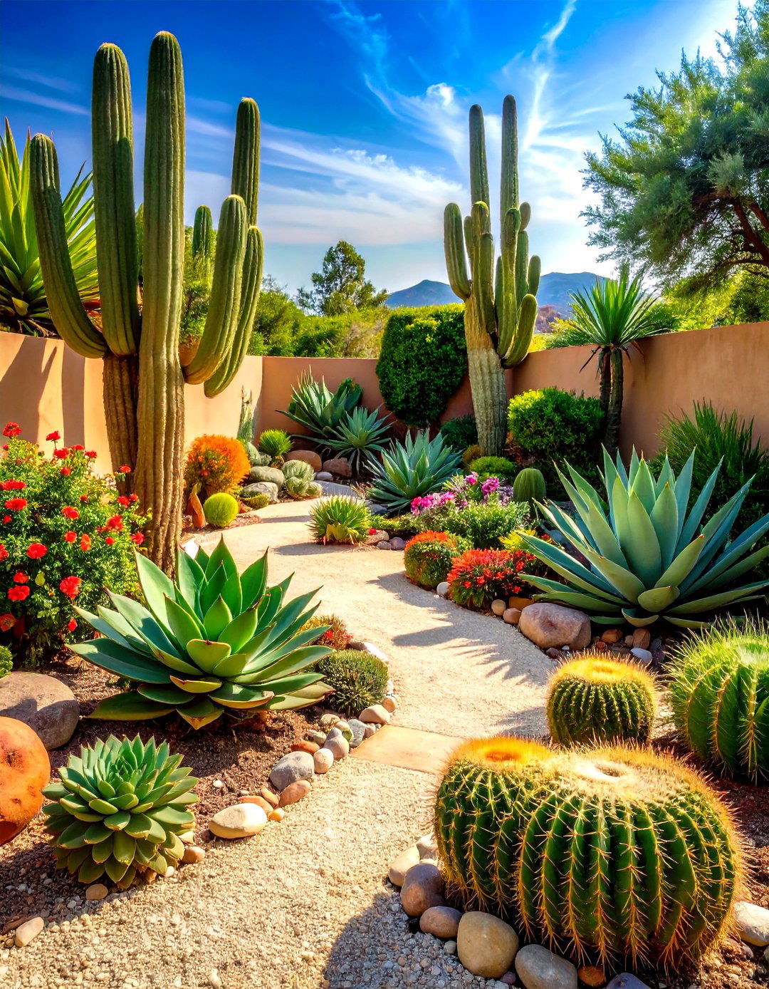 Xeriscaping with Succulents - 20 Small Front Yard Landscaping Ideas