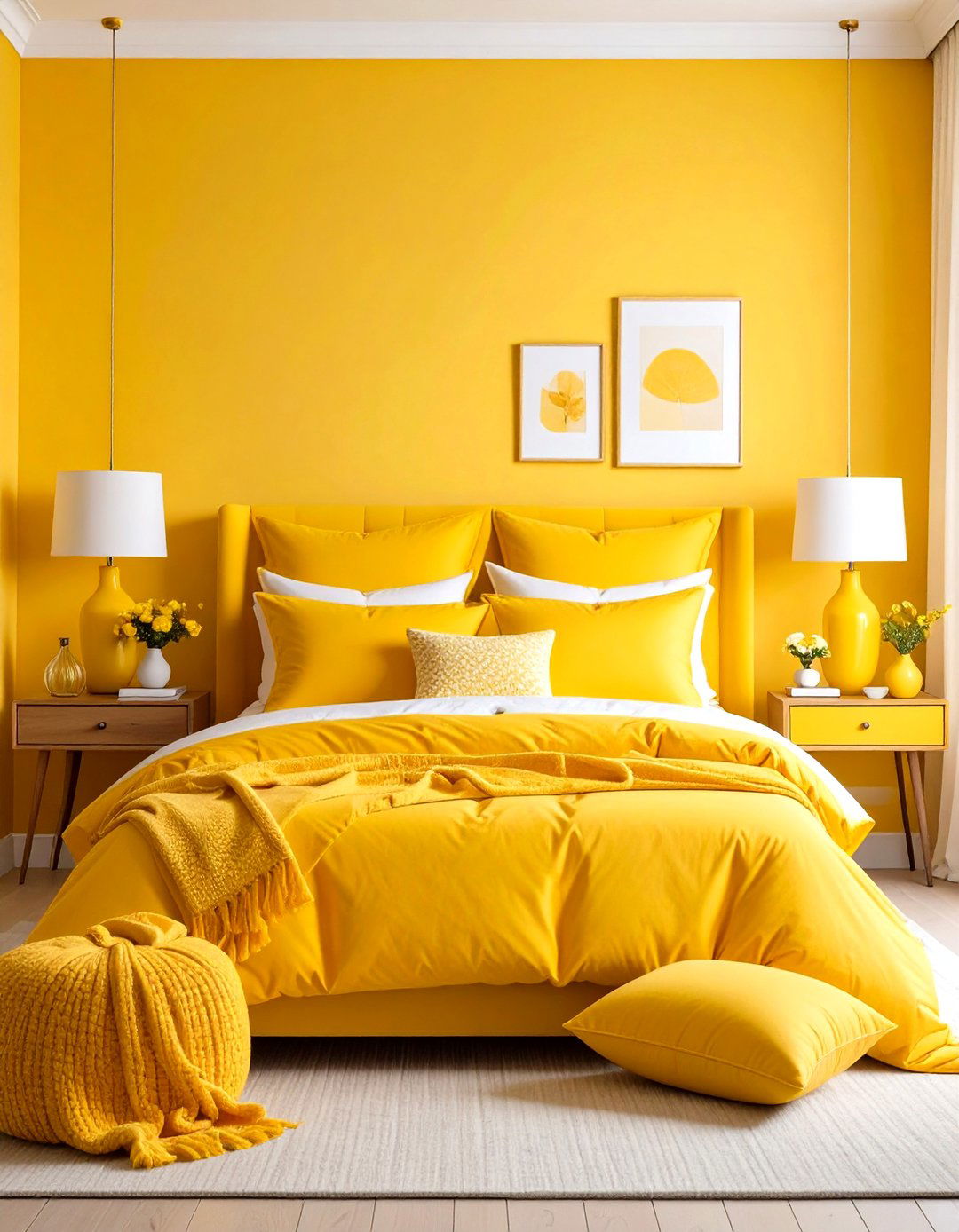 Yellow Bedroom Accessories and Decorative Accents - 20 Yellow Bedroom Ideas