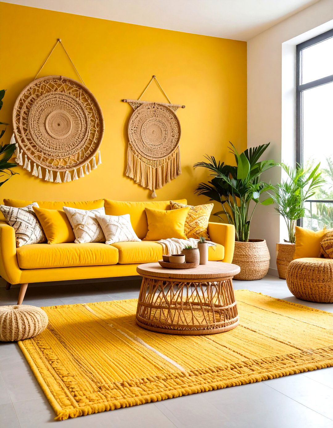 Yellow Living Room Throw Pillows - 20 Yellow Living Room Ideas
