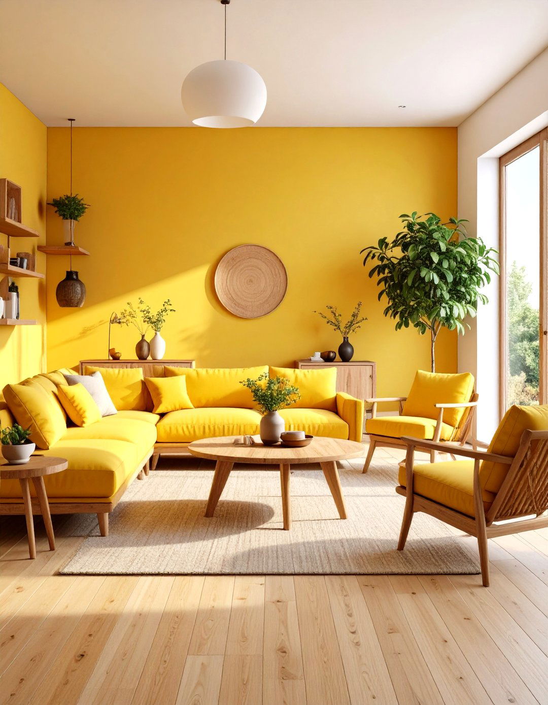 Yellow Living Room Velvet Furniture - 20 Yellow Living Room Ideas