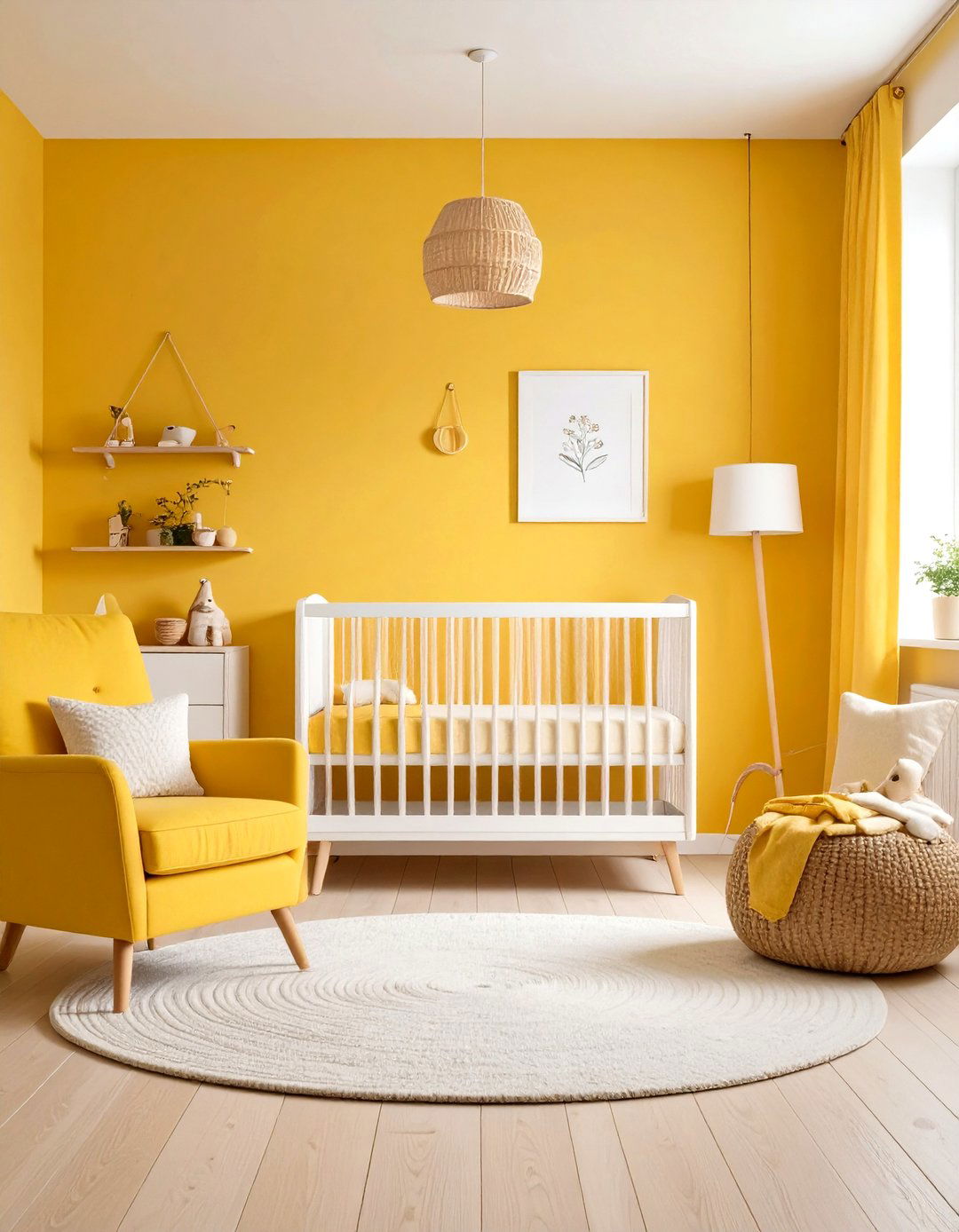 Yellow Nursery Scandinavian Design Influence - 20 Yellow Nursery Ideas