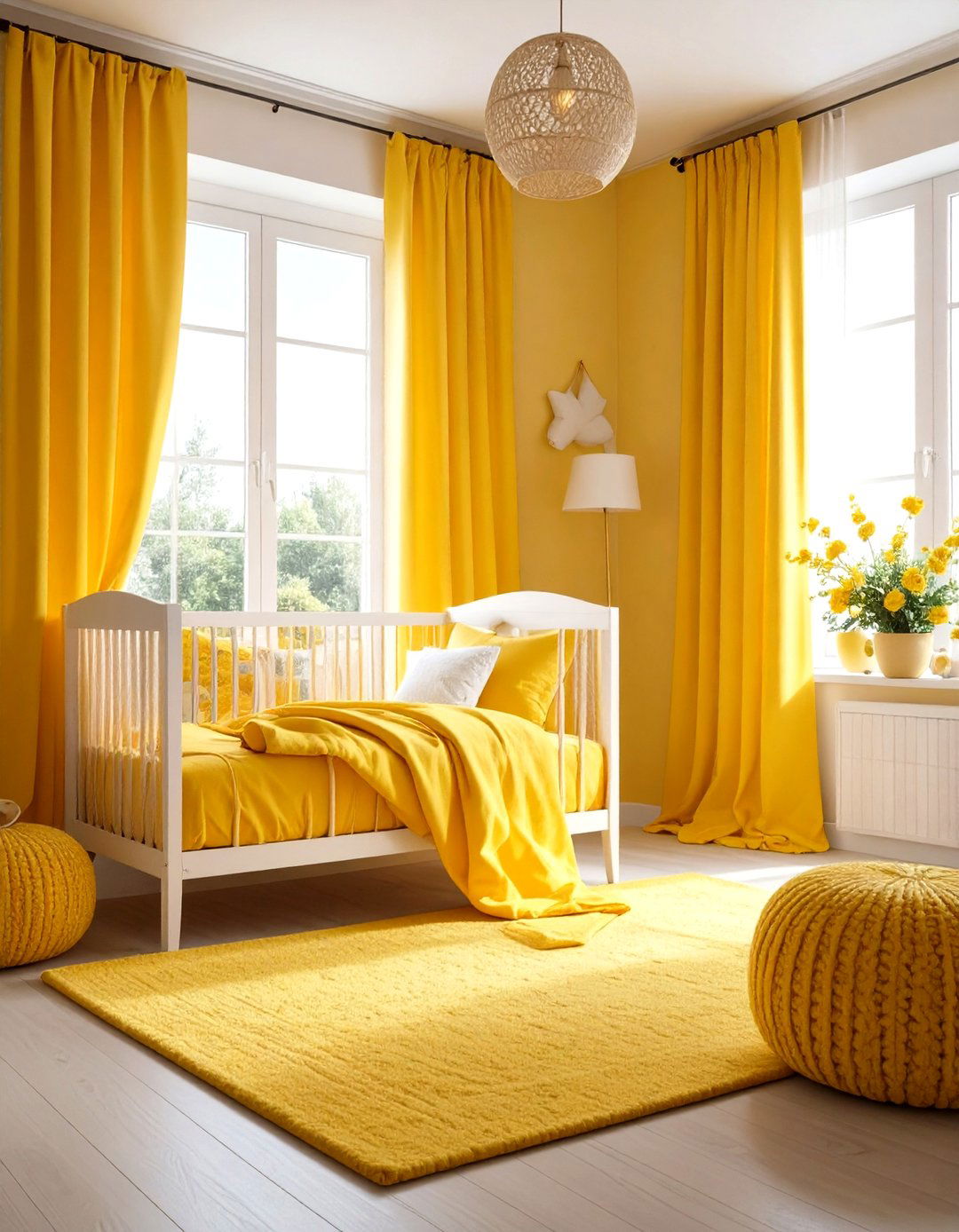 Yellow Nursery Textiles and Soft Furnishings - 20 Yellow Nursery Ideas