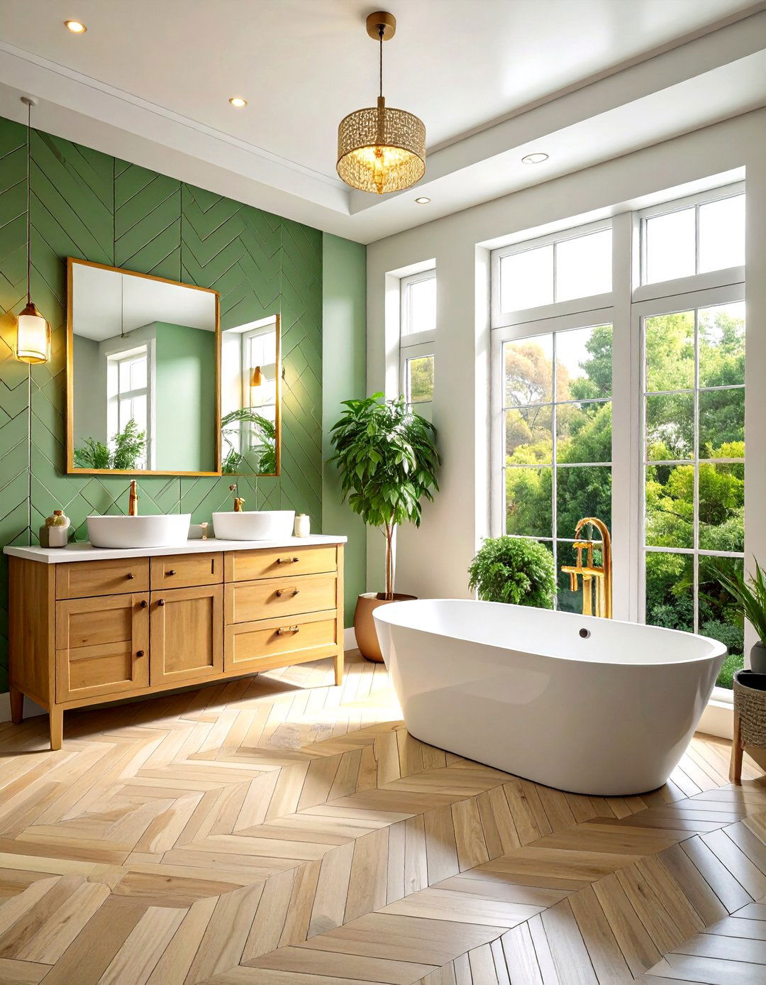 Yellow and Green Cottage Style Bathroom Ideas - 20 Yellow and Green Bathroom Ideas