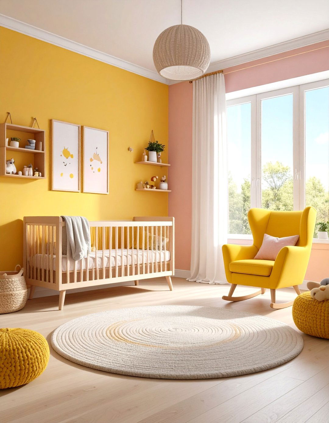 Yellow and Pink Nursery and Kids Room Themes - 20 How to Decorate With Yellow and Pink