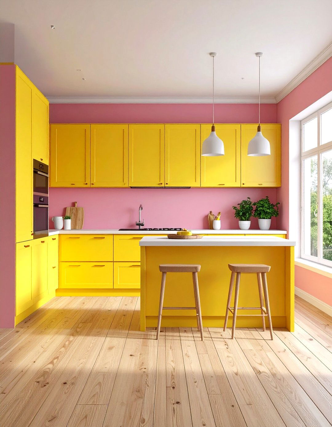 Yellow and Pink Scandinavian Minimalist Designs - 20 How to Decorate With Yellow and Pink