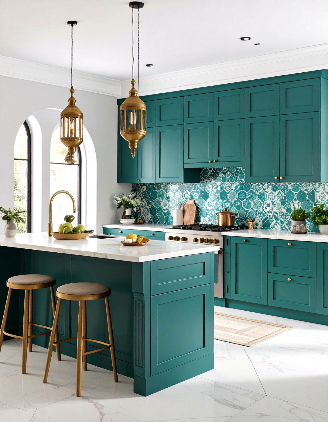 Zellige Kitchen Backsplash with Handcrafted Imperfections - 20 Kitchen Backsplash Ideas