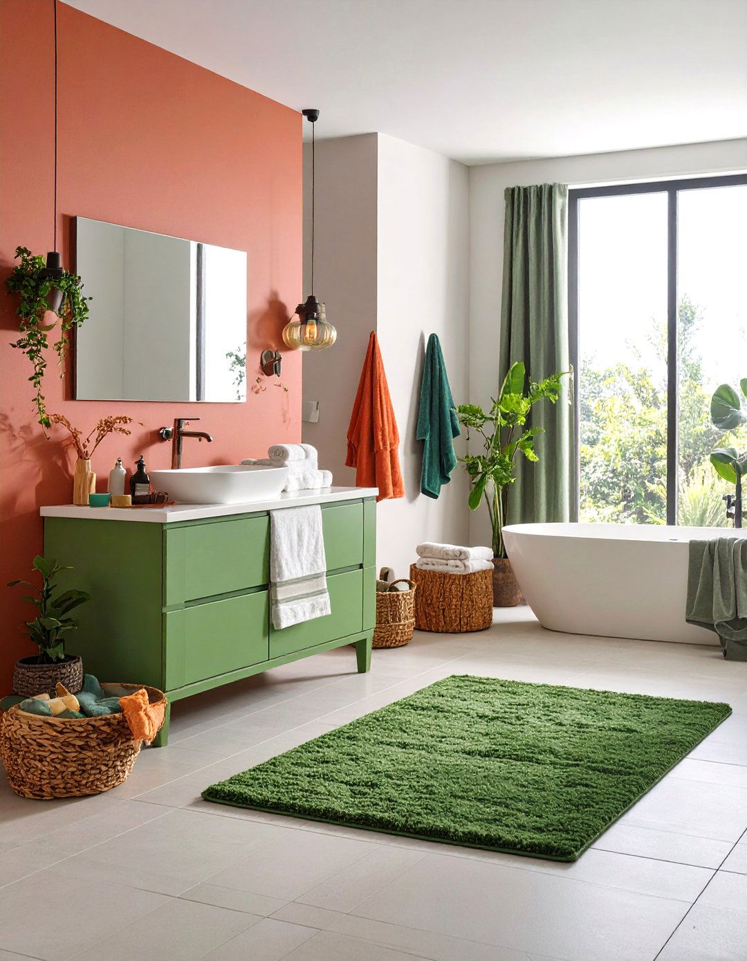 Zen Bathroom Soft Textile Integration - 20 Zen Bathroom Ideas
