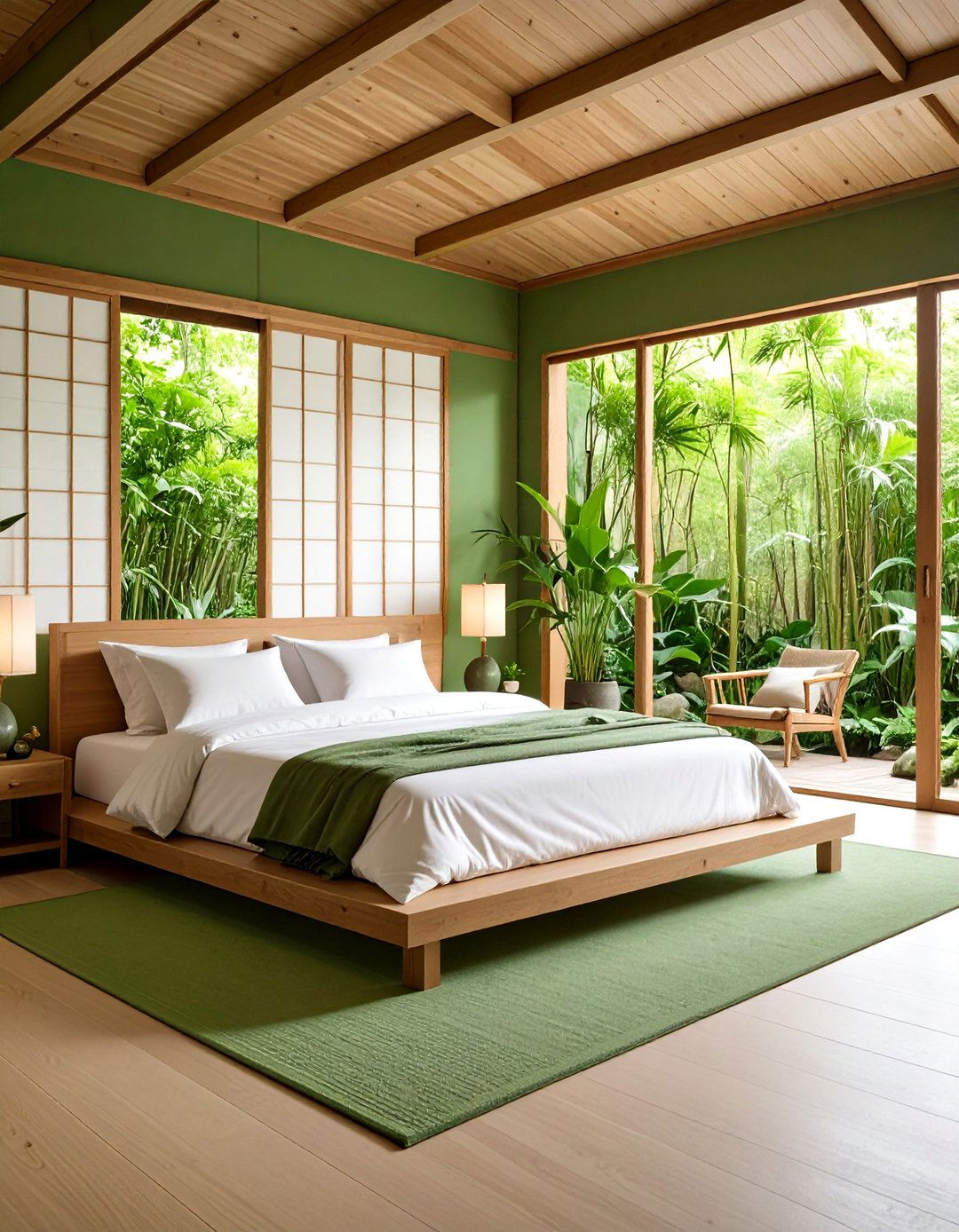Zen Bedroom Greenery and Plants - 20 Zen Bedroom Ideas