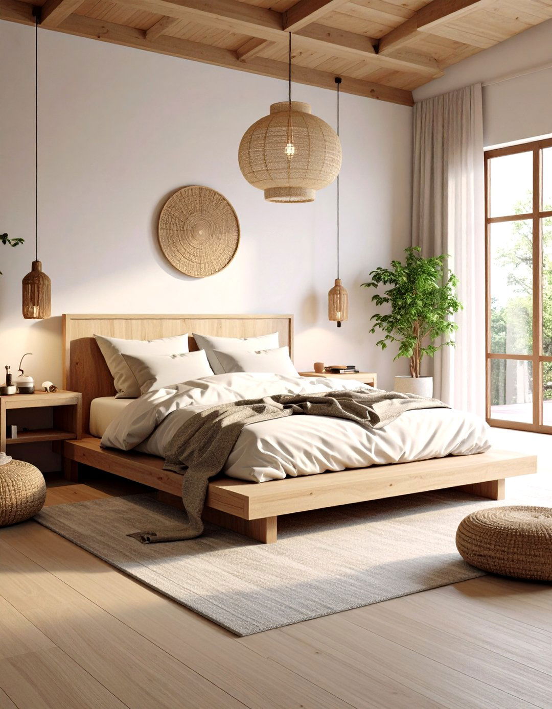 Zen Bedroom Low Profile Platform Bed - 20 Zen Bedroom Ideas