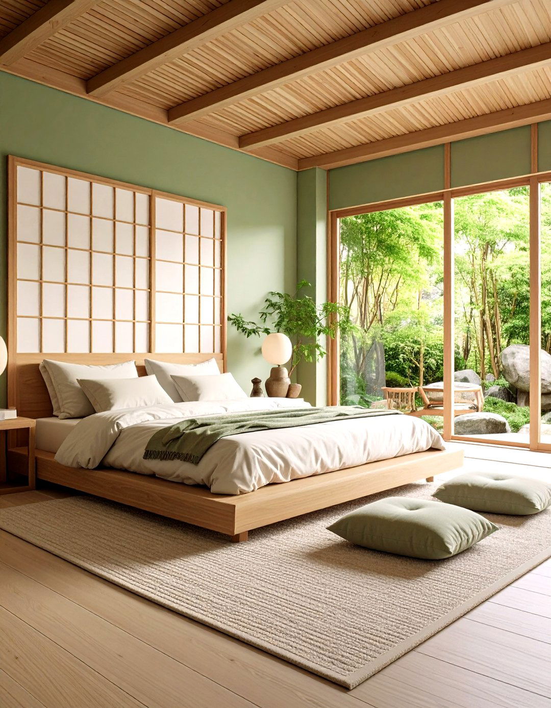 Zen Bedroom Natural Color Palette - 20 Zen Bedroom Ideas