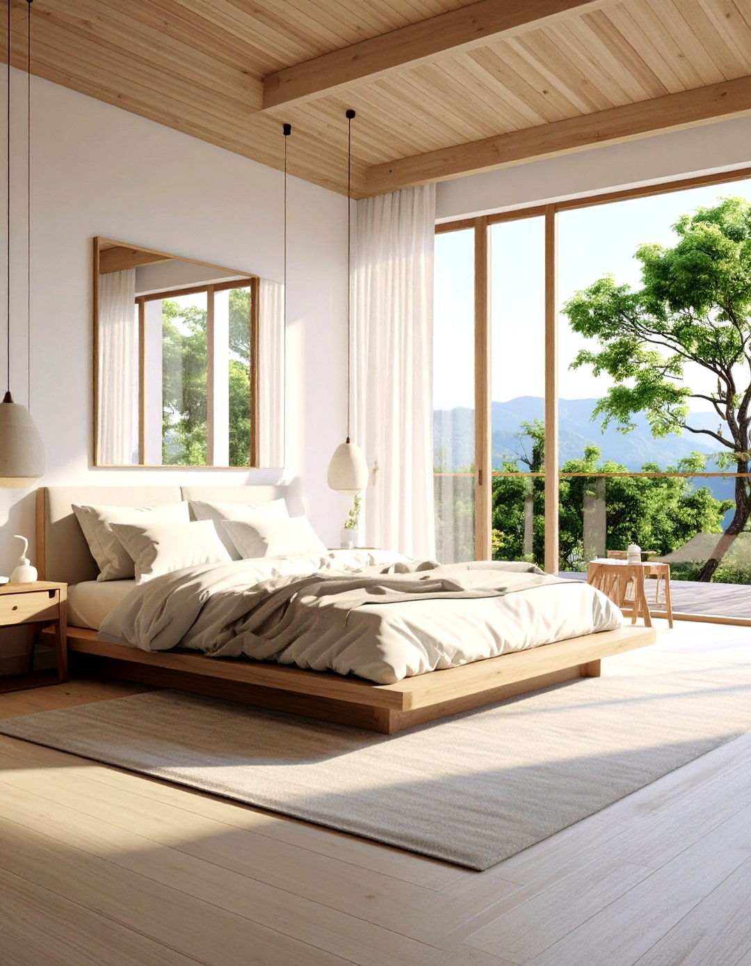 Zen Bedroom Natural Lighting Optimization - 20 Zen Bedroom Ideas