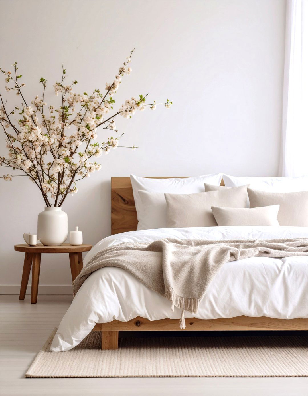Zen Bedroom Seasonal Natural Decoration - 20 Zen Bedroom Ideas