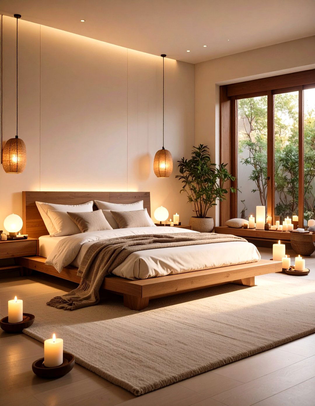 Zen Bedroom Soft Ambient Lighting - 20 Zen Bedroom Ideas
