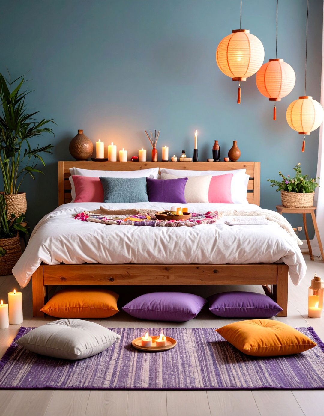 Zen Futon Meditation and Sleep Space - 20 Futon Bedroom Ideas