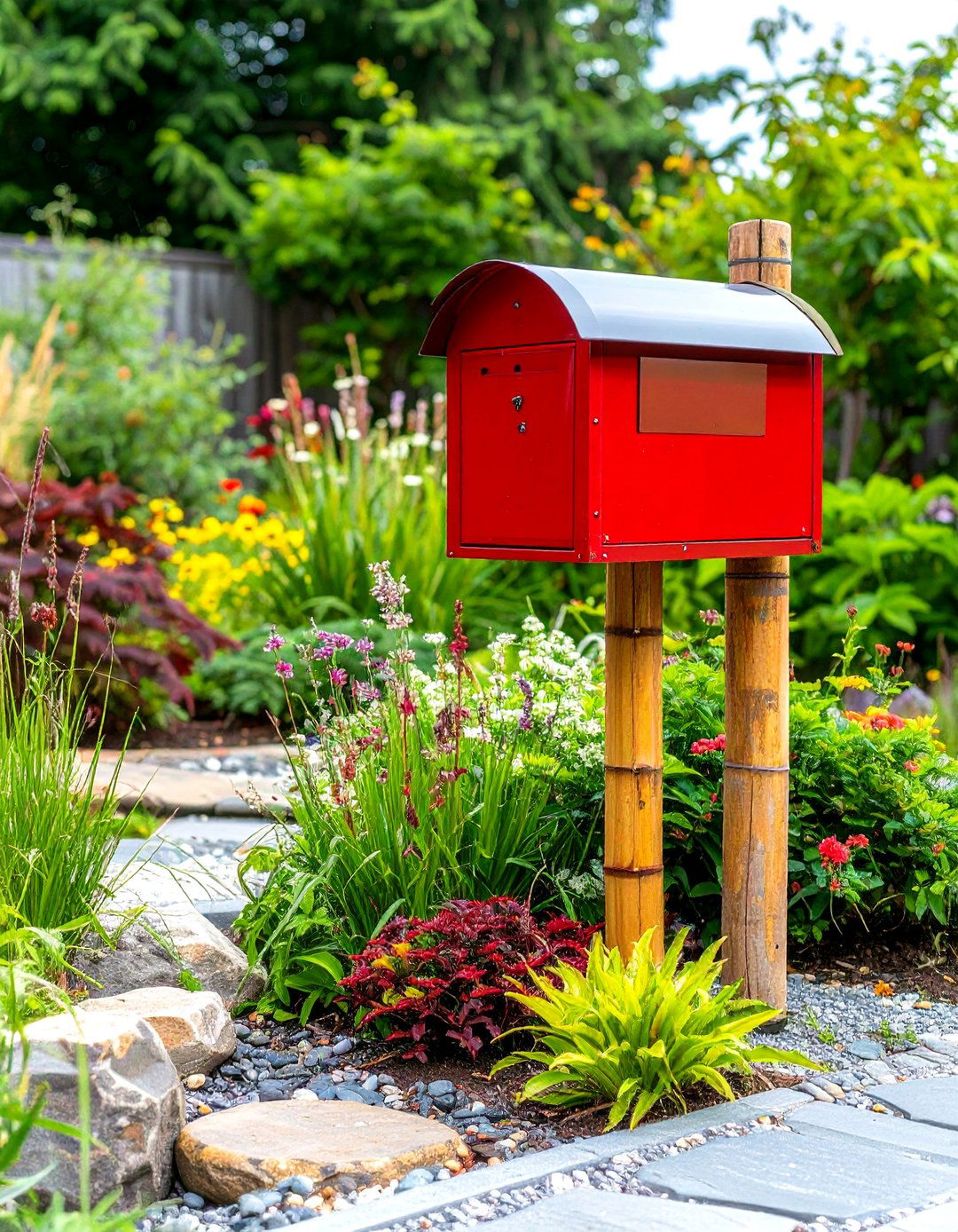 Zen Garden Mailbox Decor - 20 Mailbox Decor Ideas