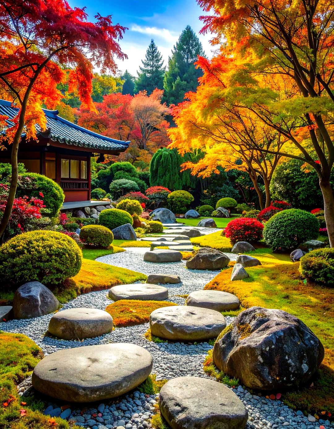 Zen Garden River Rock Edging Meditation - 20 River Rock Edging Ideas