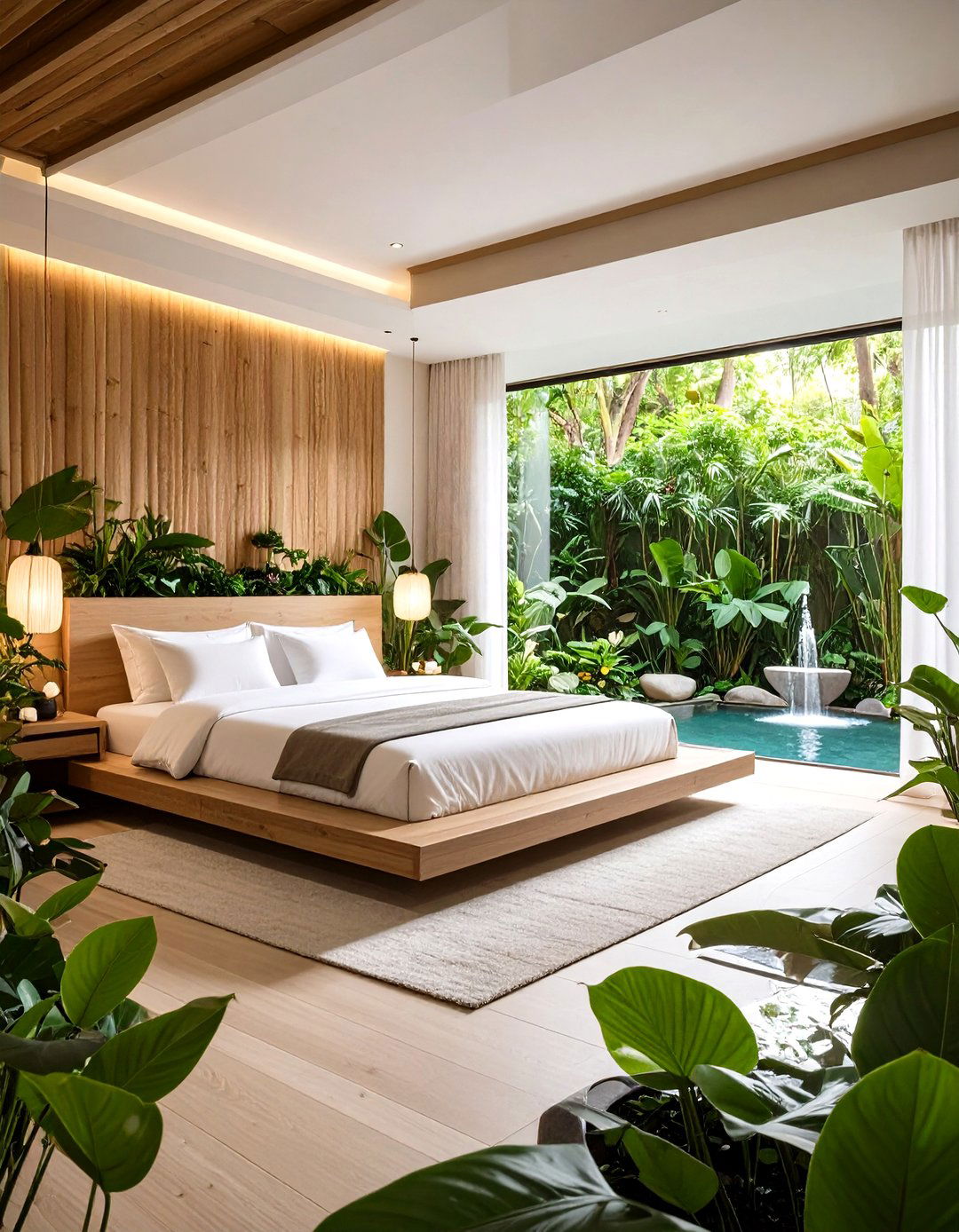 Zen Jungle Retreat Jungle Themed Bedroom - 20 Jungle-themed Bedroom Ideas