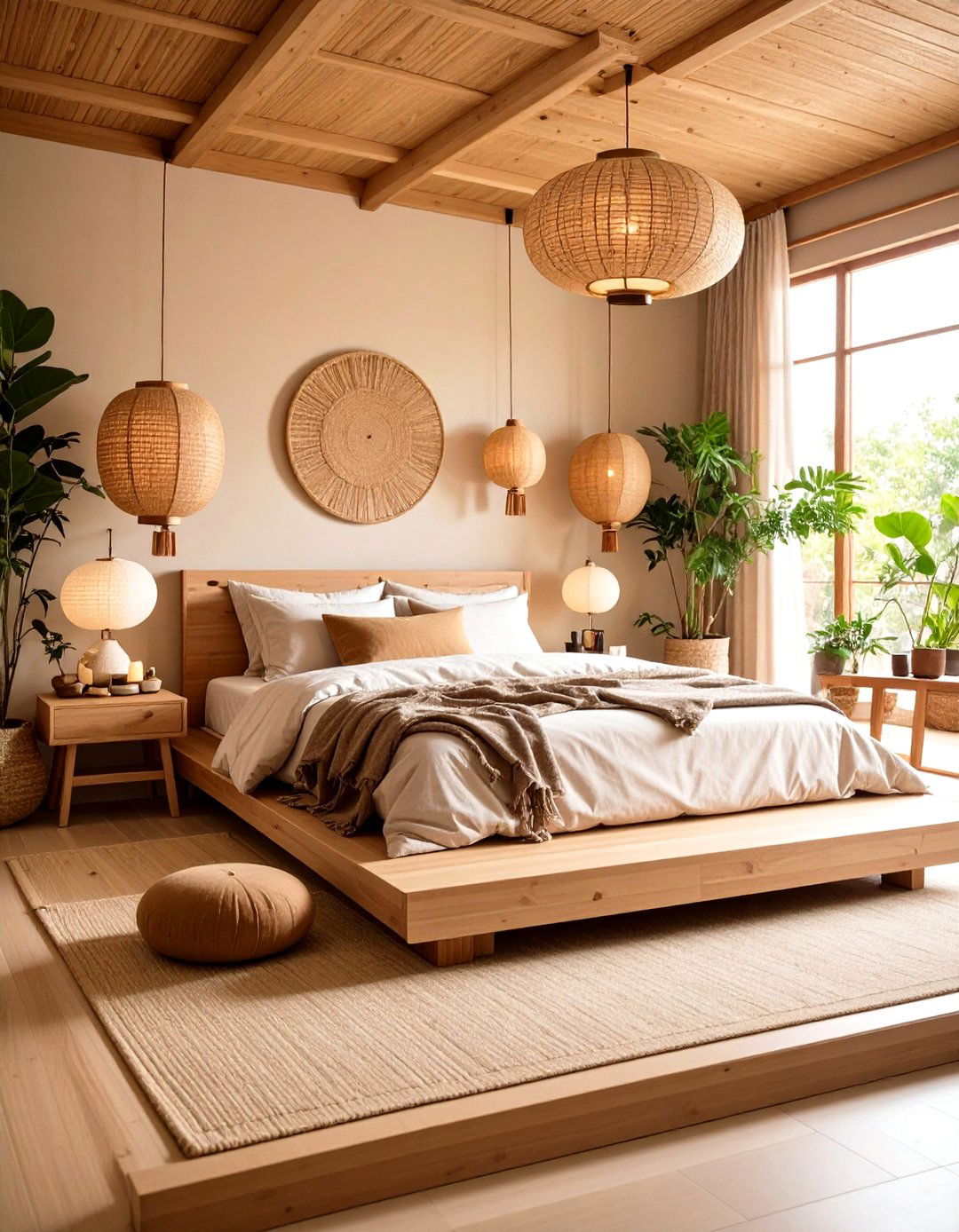 Zen Minimalist Large Bedroom Design - 20 Large Bedroom Design Ideas