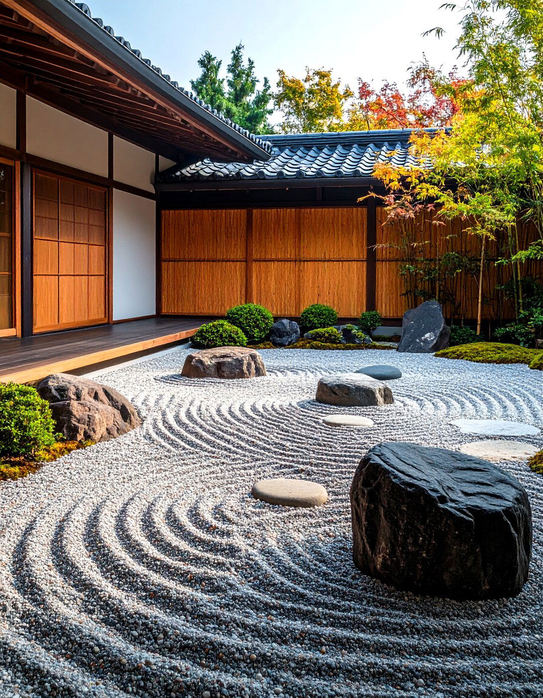Zen Pebble Garden Nook - 20 Garden Nook Ideas