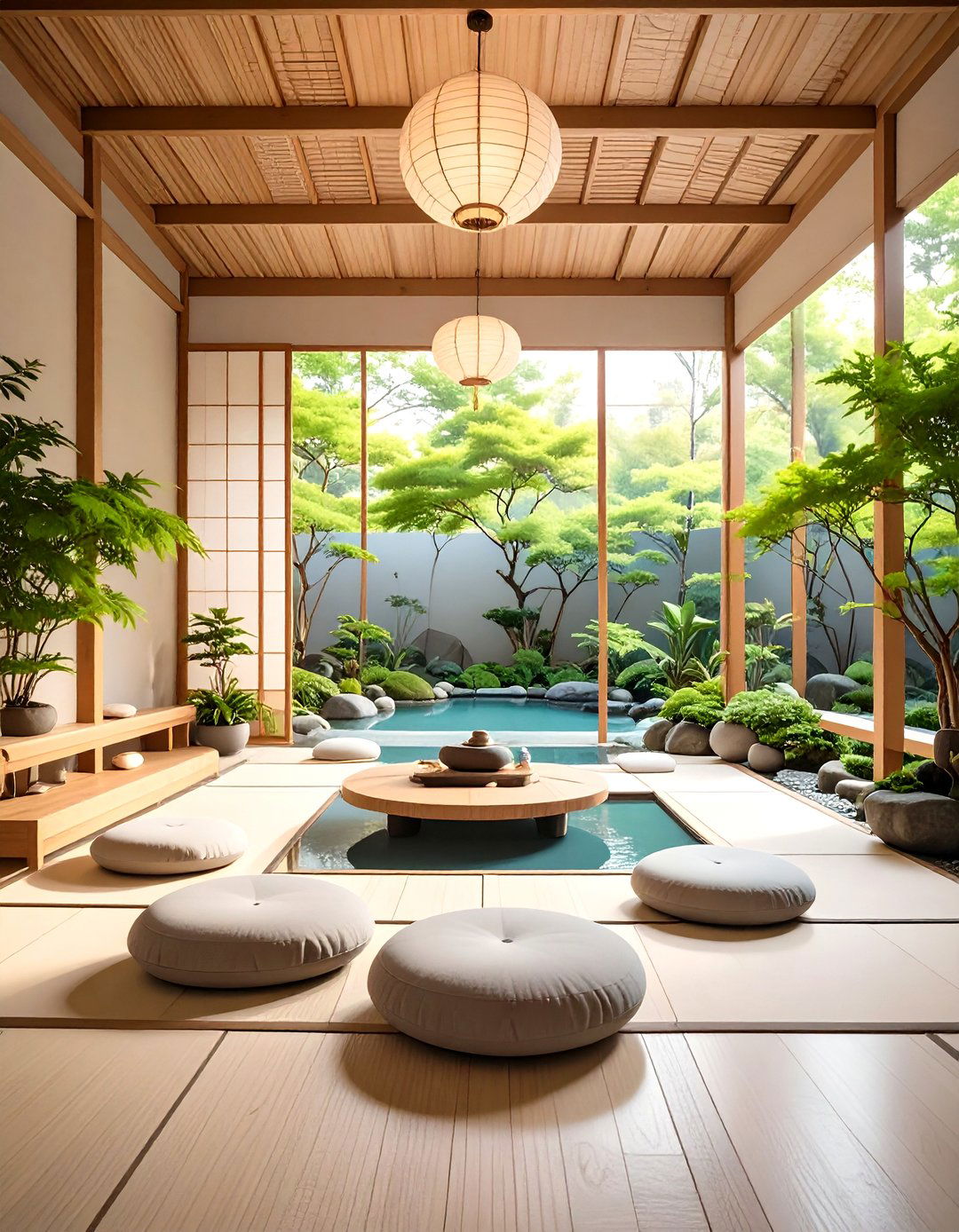 Zen Plant Room Meditation Space - 20 Plant Room Ideas