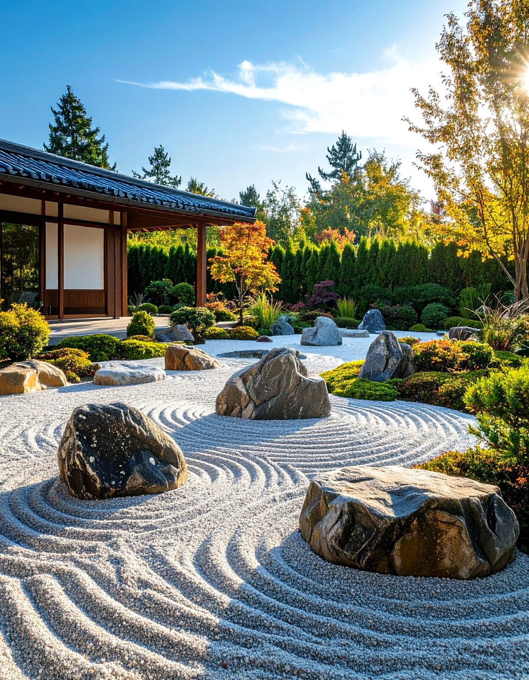 Zen Rock Garden Centerpiece - 20 Garden Centerpiece Ideas