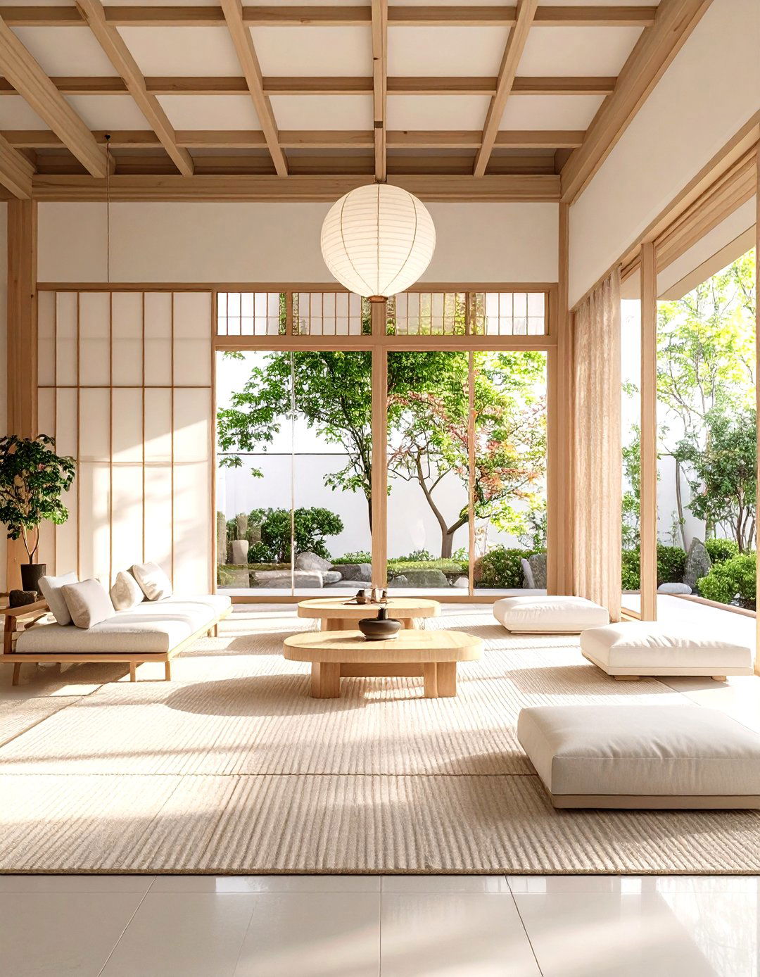 Zen Room with Mindful Wall Art Display - 20 Zen Room Ideas
