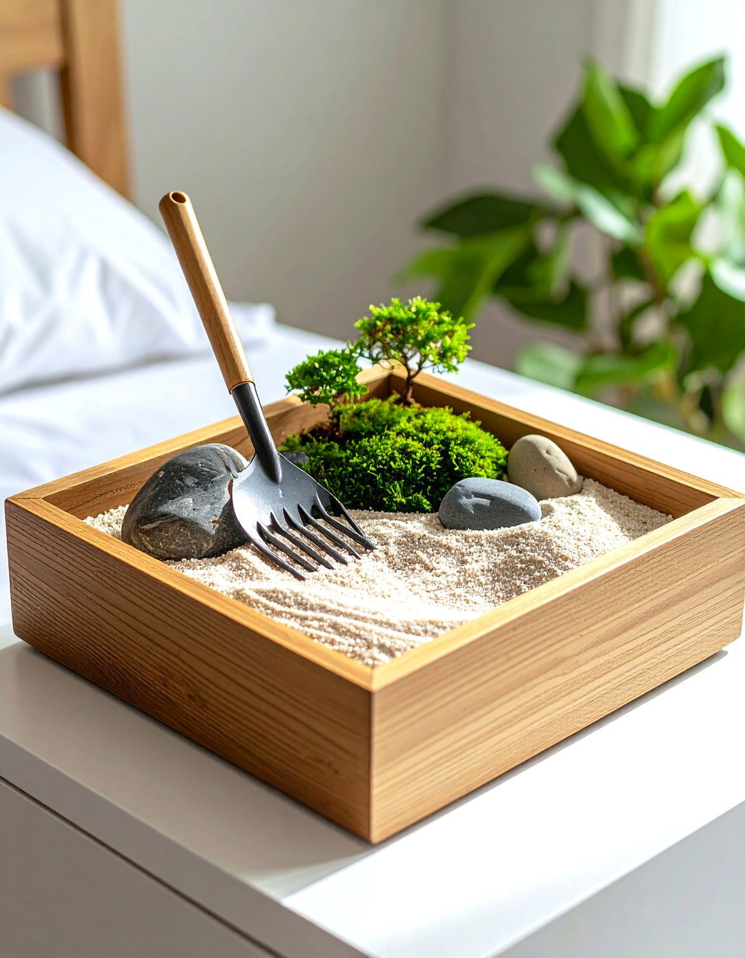 Zen Sand Garden Dough Bowl Meditation Corner - 20 Dough Bowl Decor Ideas