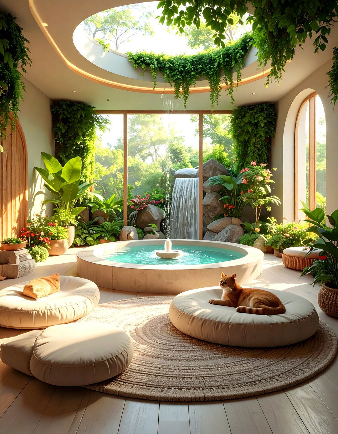 Zen Spa Cat Room Sanctuary - 20 Cat Room Ideas