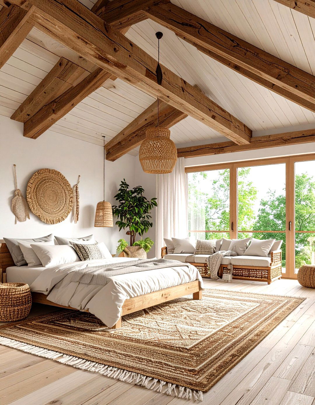 Zone Dividing Ceiling Beams - 20 Decorative Ceiling Beam Ideas